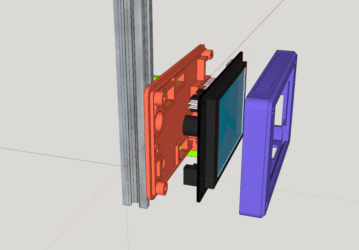 Vỏ bọc cho màn hình MKS TFT 35 v1.0