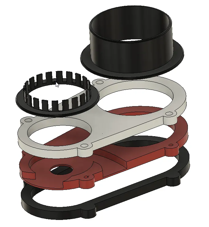 Bộ phận che bụi Bosch 1617 với bộ phân tách không khí cho CNC R...