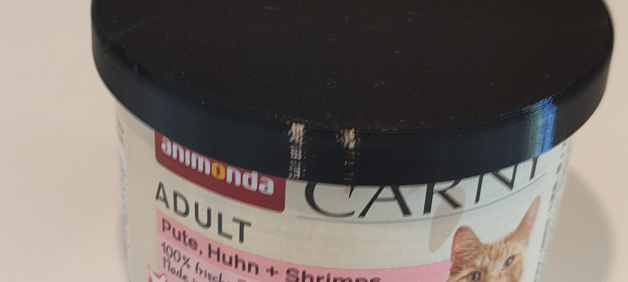 Nắp và Giá đỡ Nắp cho Hộp Thức Ăn Mèo Đường Kính 75mm