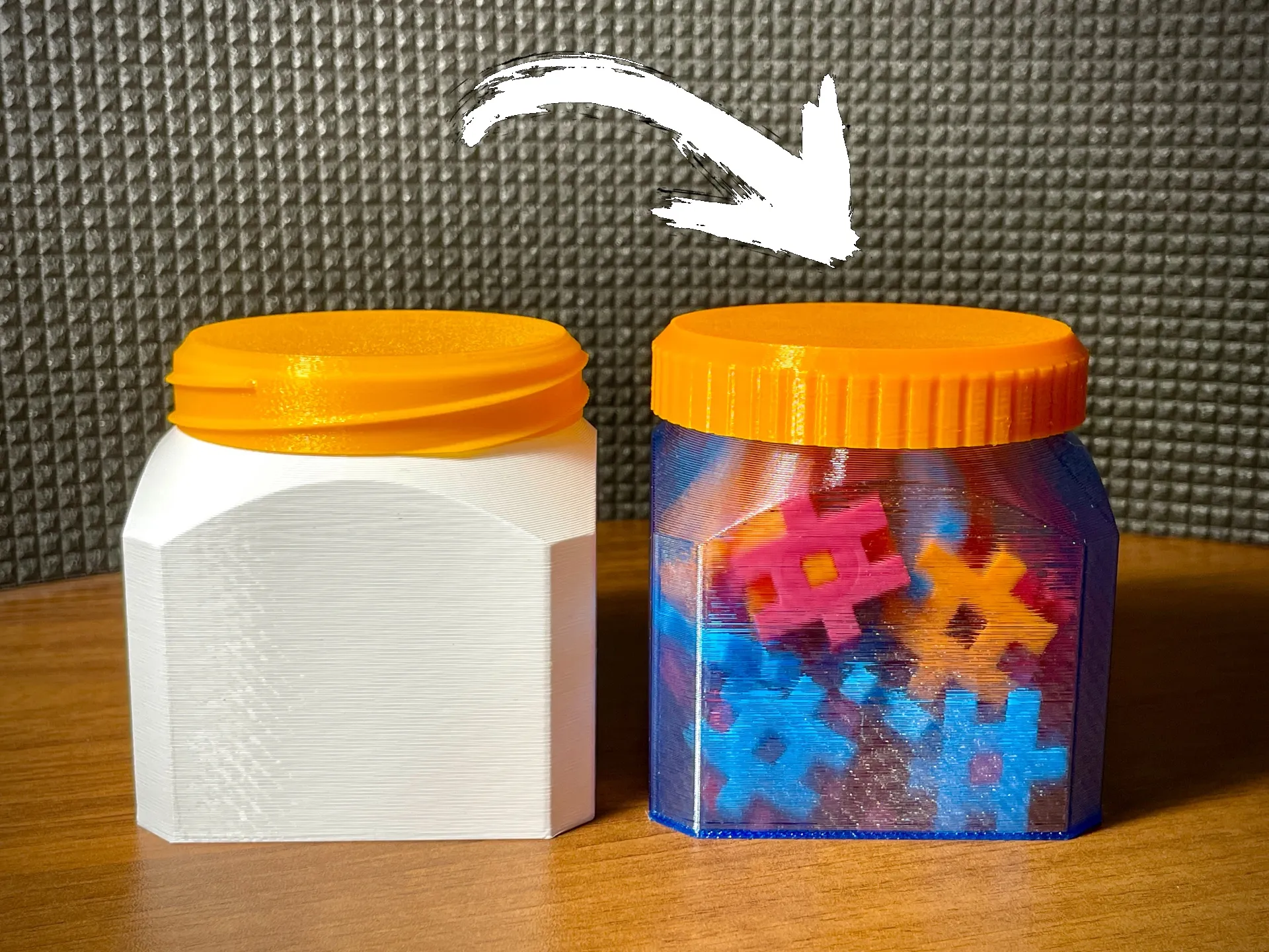 Nắp chậu hoa - Nắp chắc chắn (tham số)