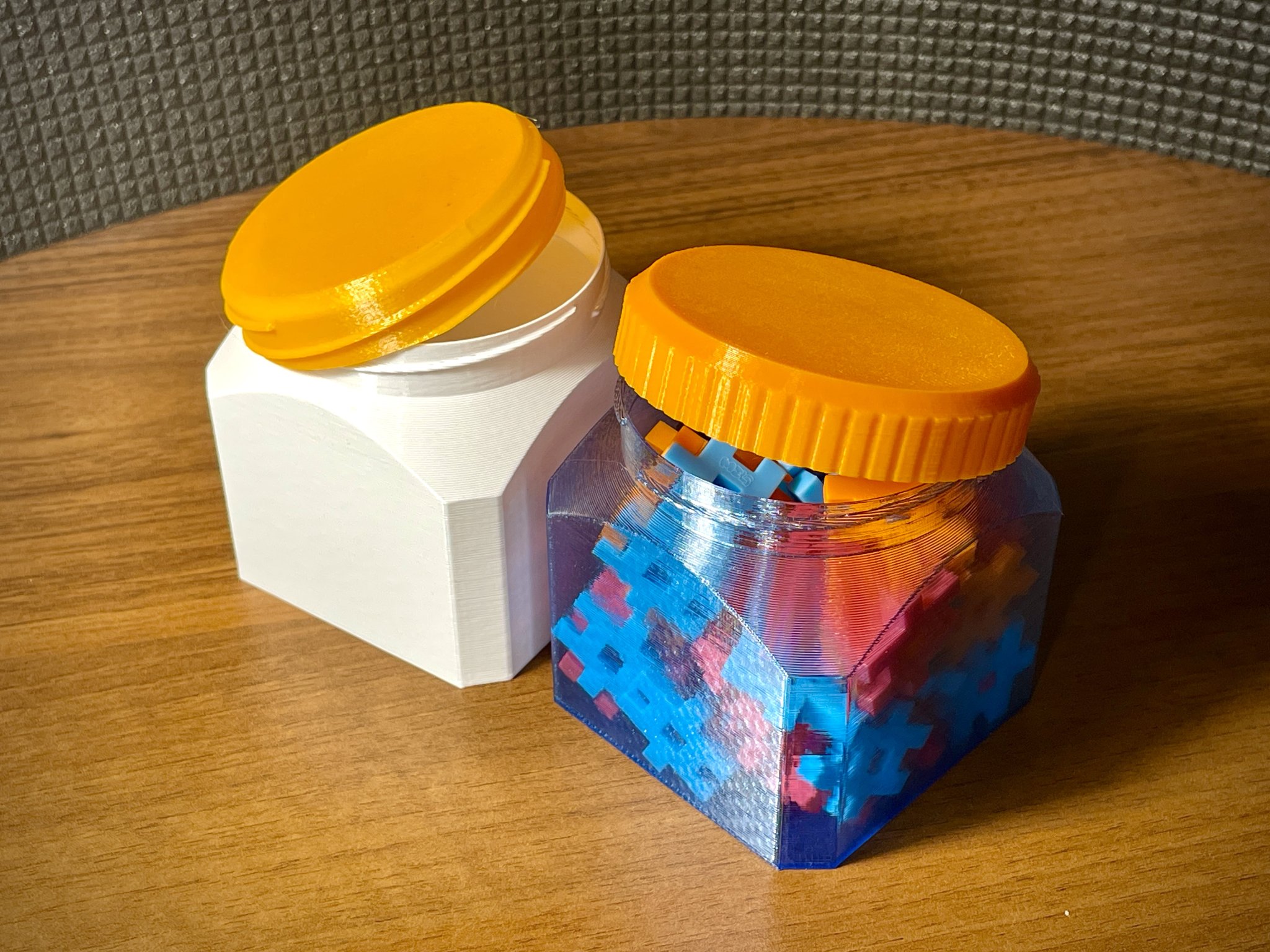 Nắp chậu hoa - Nắp chắc chắn (tham số)