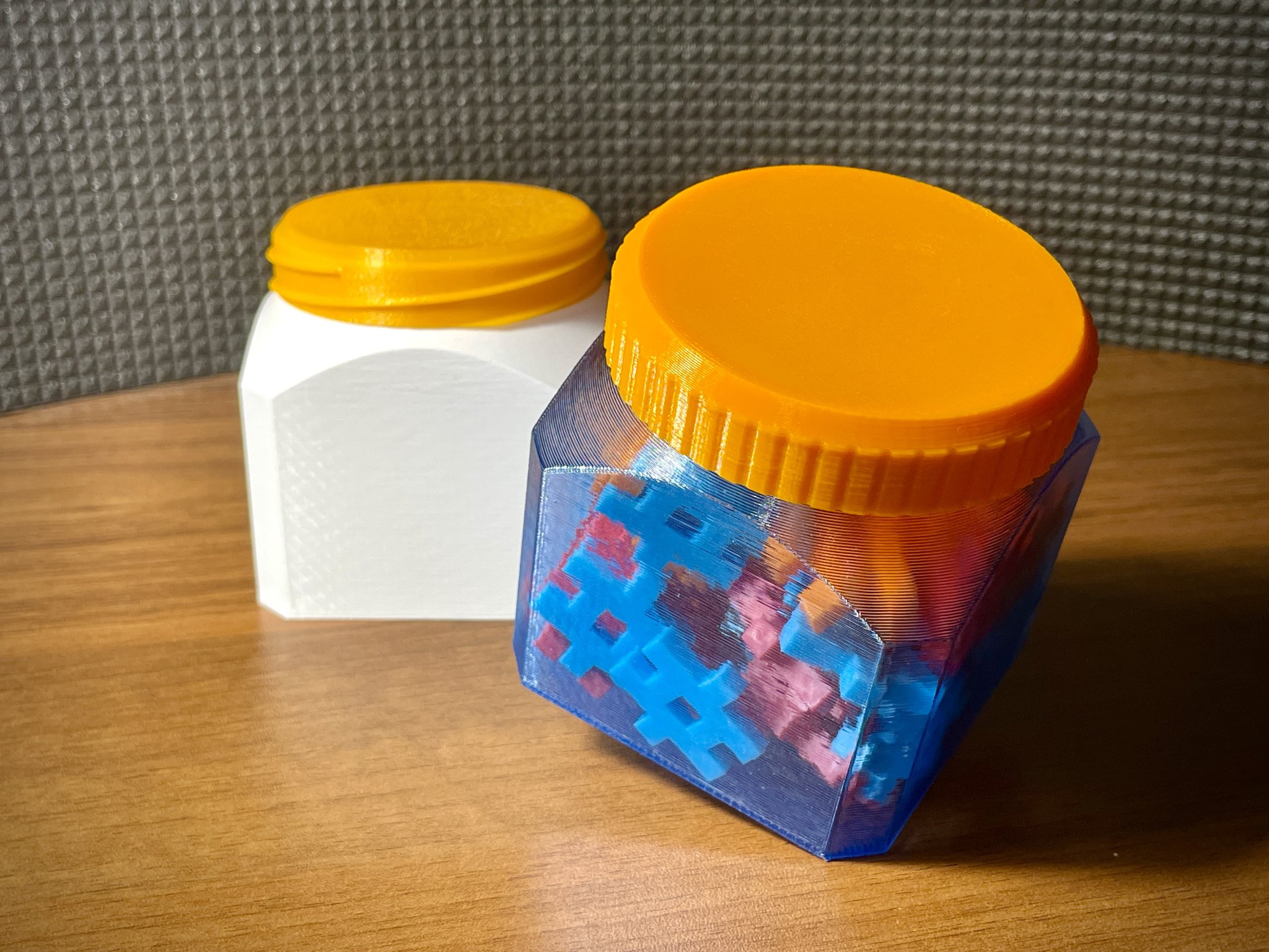 Nắp chậu hoa - Nắp chắc chắn (tham số)