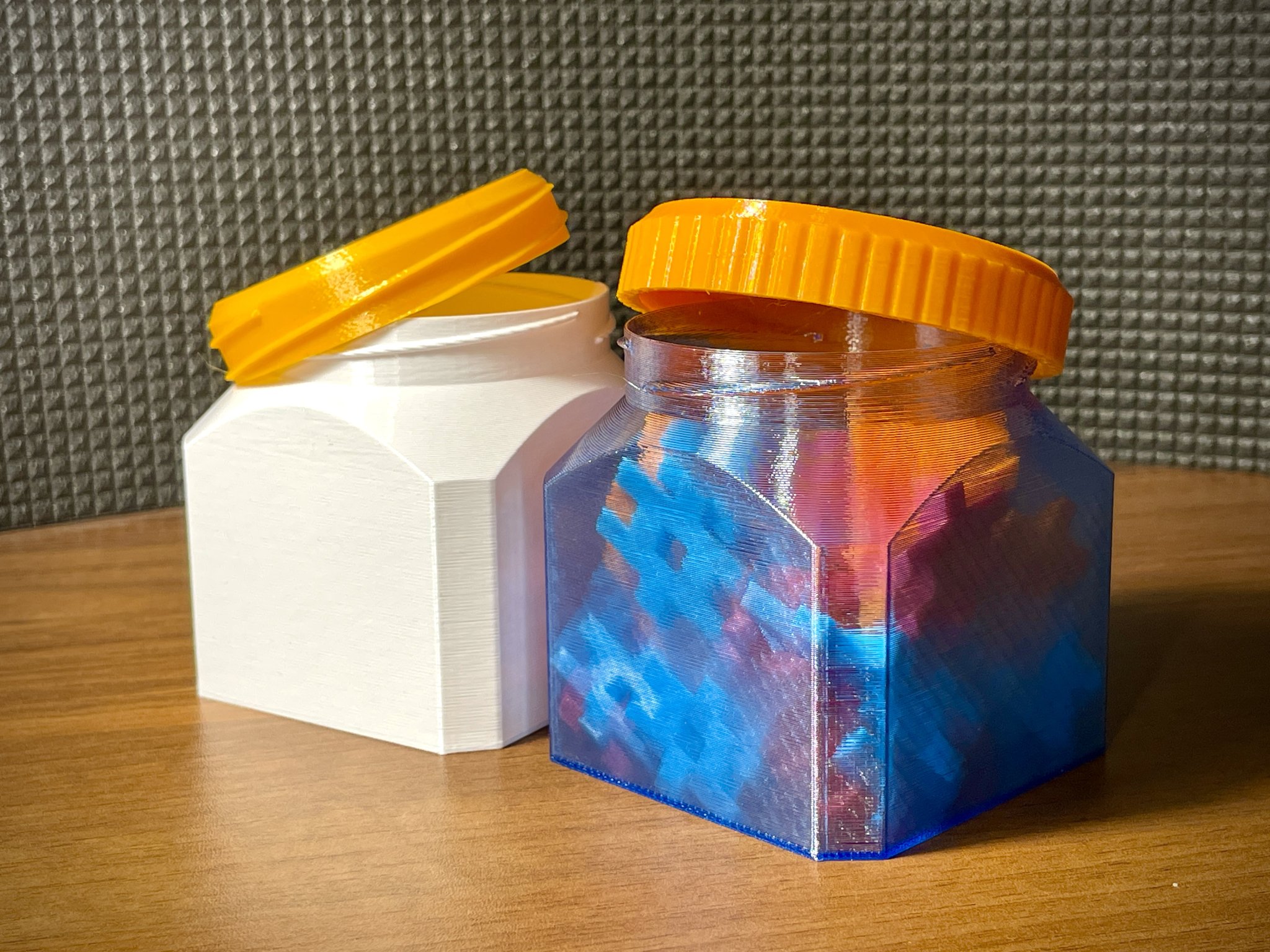 Nắp chậu hoa - Nắp chắc chắn (tham số)