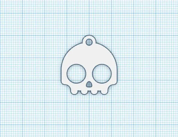 Khuyên tai đầu lâu dễ thương cho lễ hội Halloween