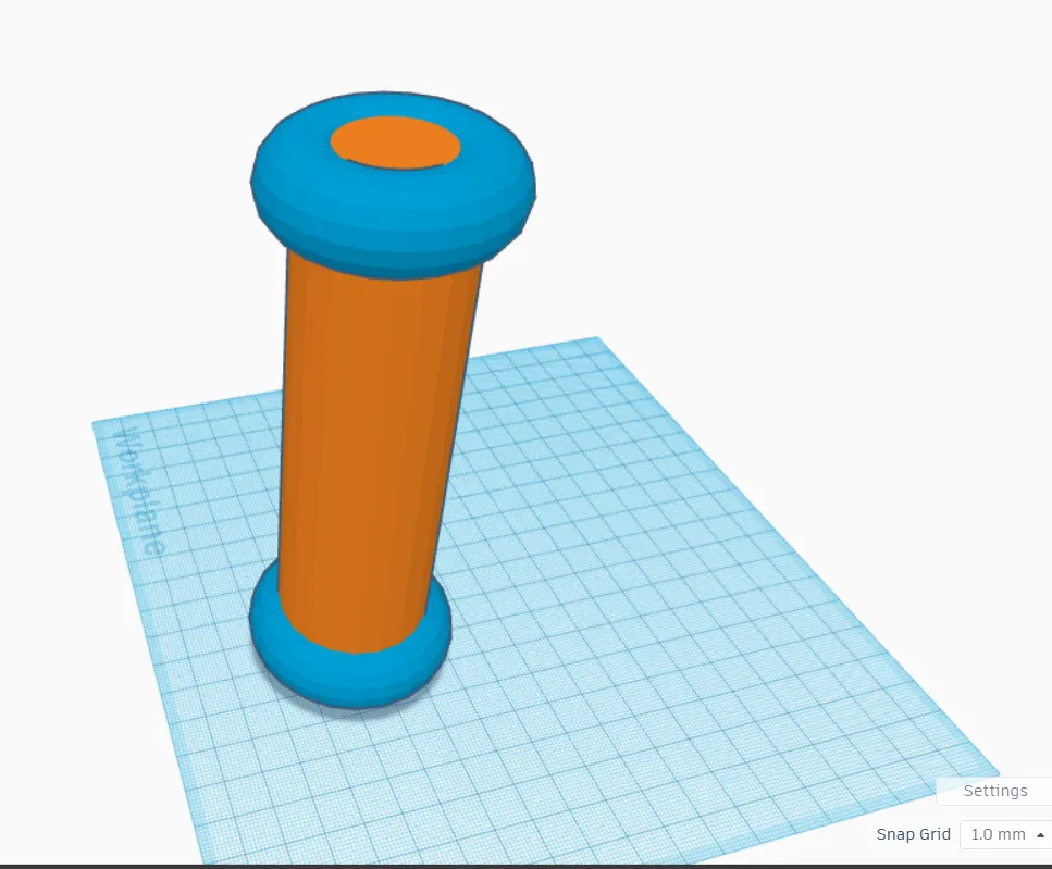 Tay cầm nạng thay thế đơn giản in 3D