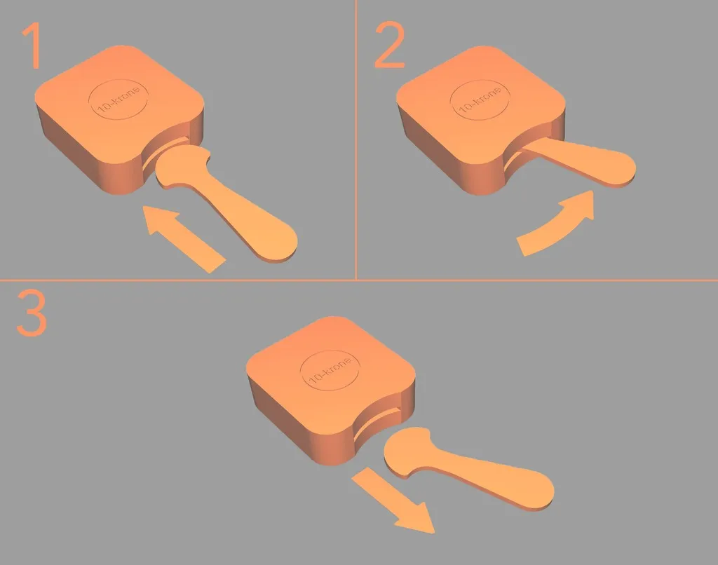 Token tháo rời cho giỏ hàng mua sắm