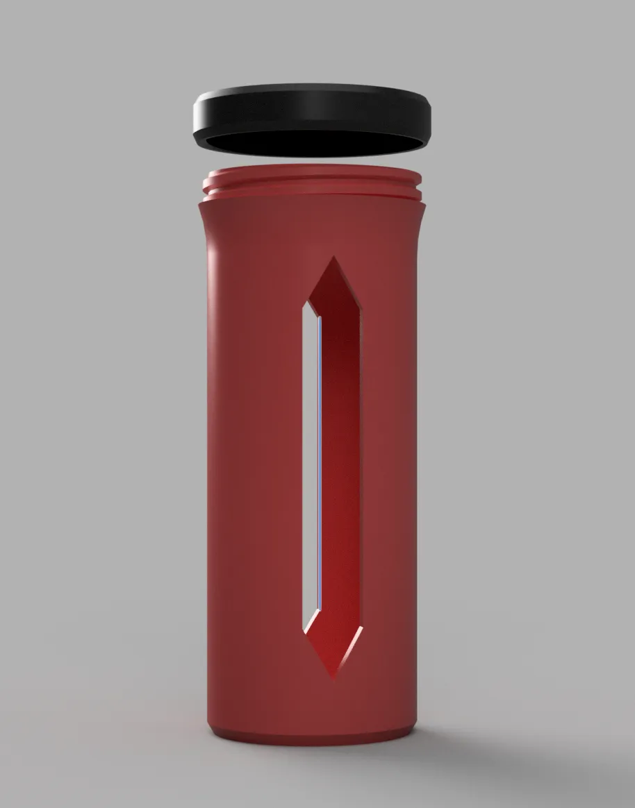 Hộp đựng bóng bàn in 3D với nắp vặn chắc chắn