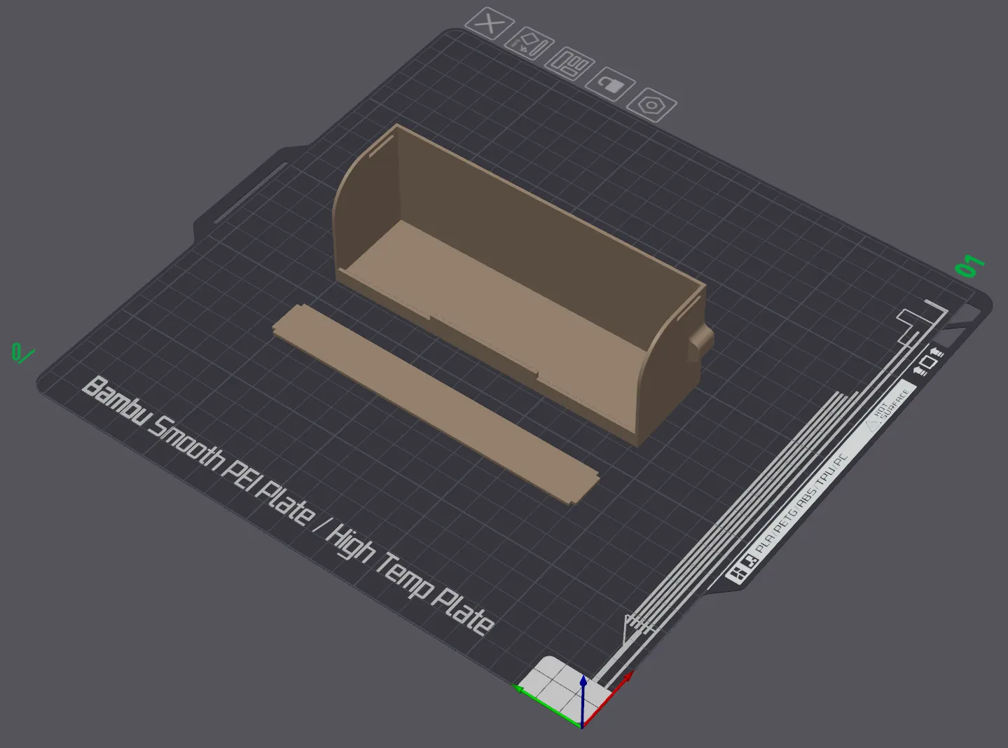 Giá đỡ pin LiFePo cho xe buggy Carson Specter