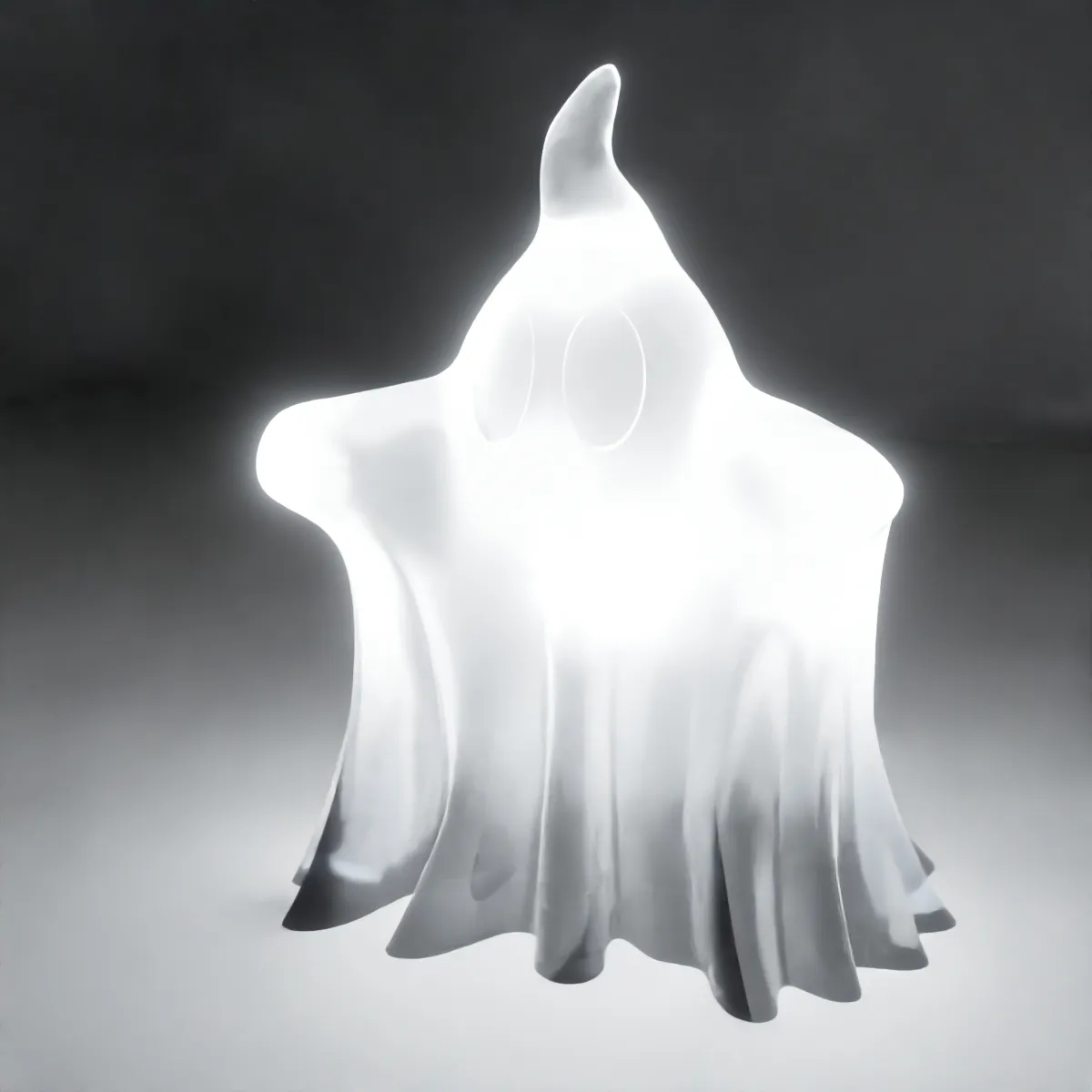 Bình ma quái Booh trang trí Halloween - màu đơn sắc