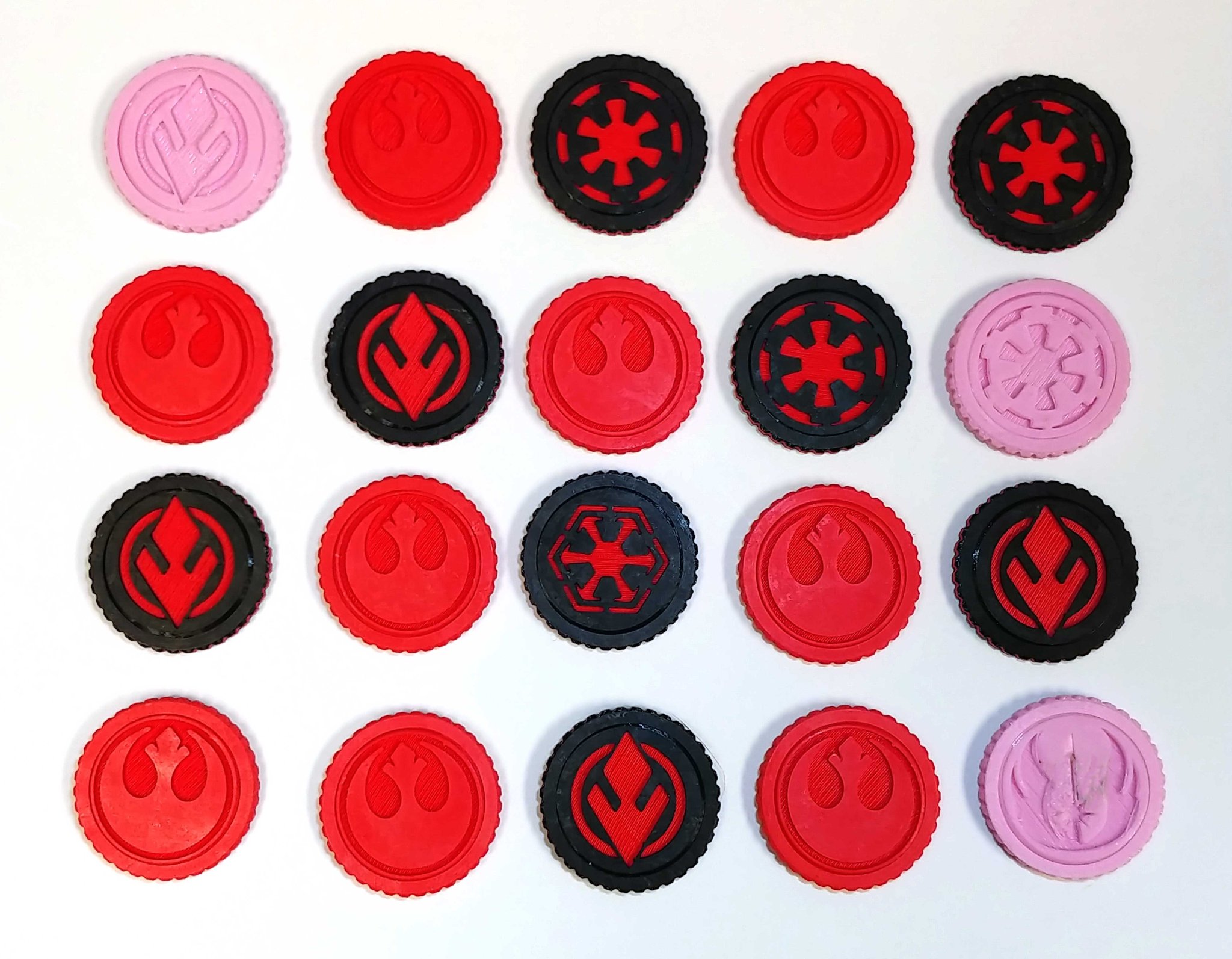 Coi coin fidget trái tim chủ đề Star Wars cho ngày Valentine