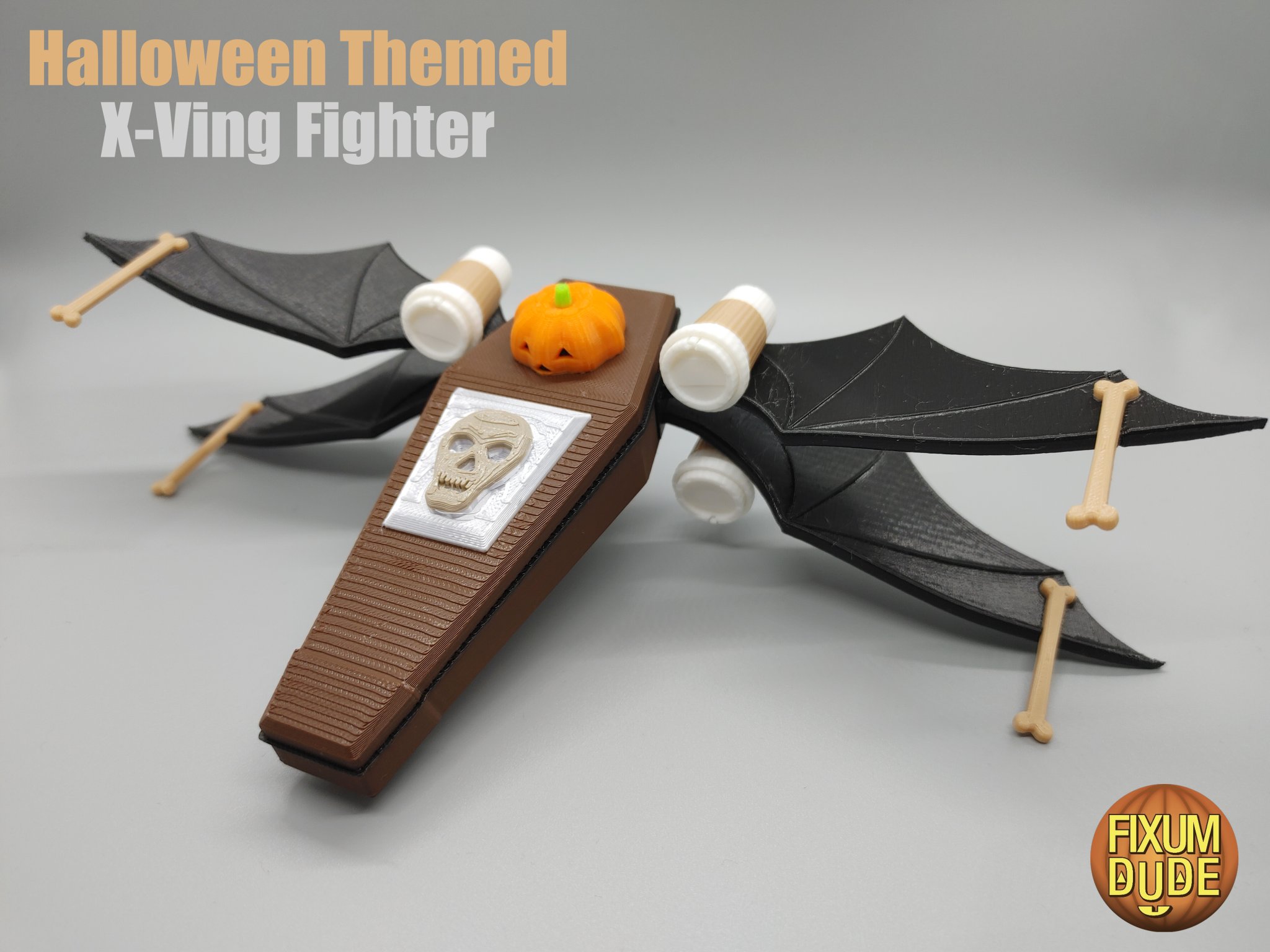 Chiến đấu cơ X-Ving chủ đề Halloween và ma cà rồng