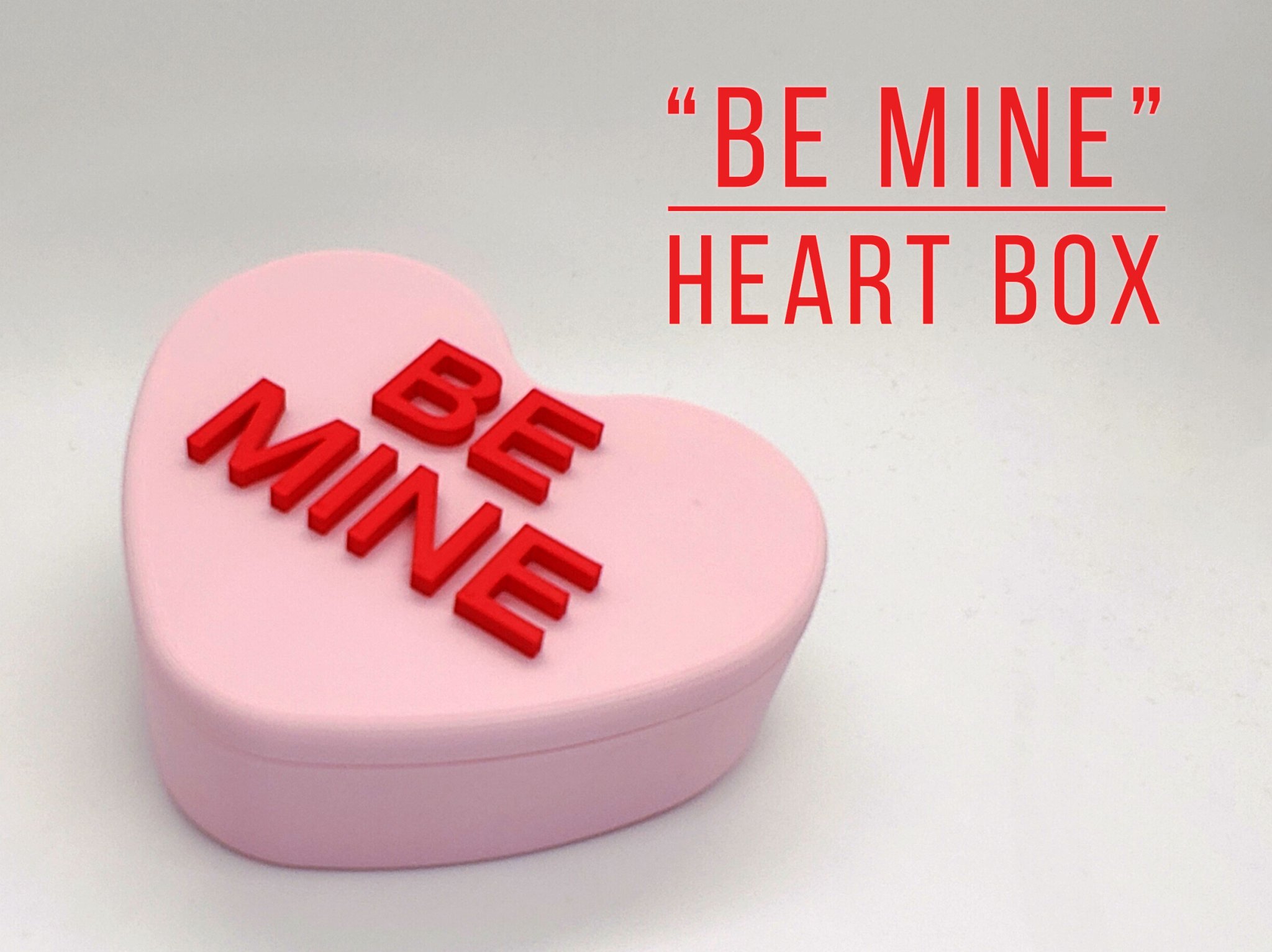 Hộp kẹo hình trái tim "Be Mine" cho ngày Valentine