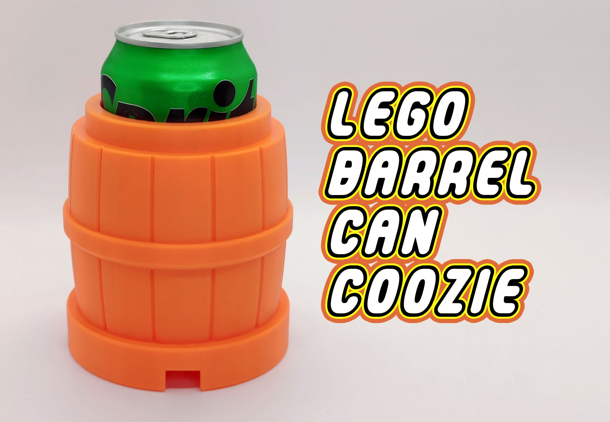 Koozie giữ lạnh đồ uống hình thùng LEGO 12oz