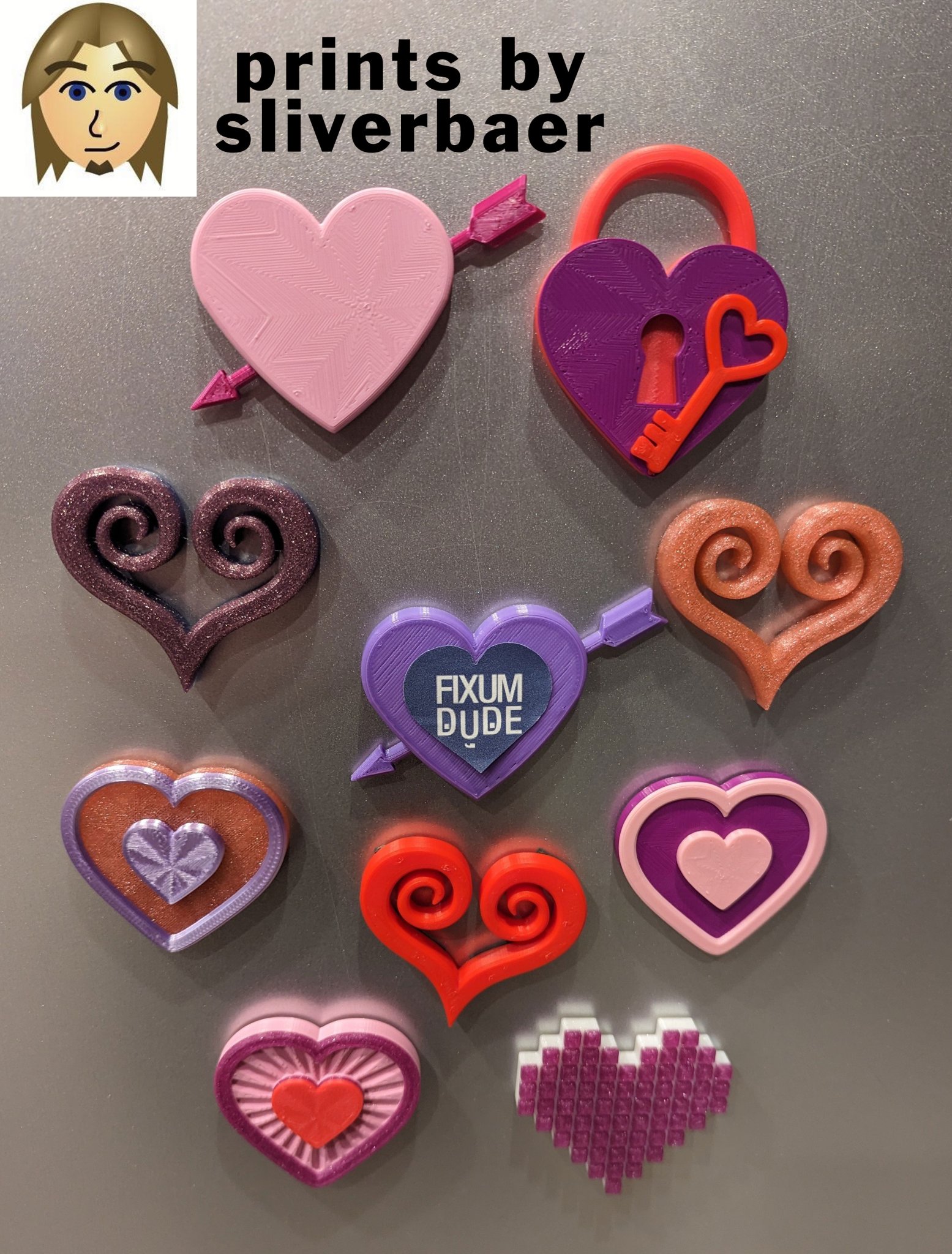 Hộp trái tim Fixumdude độc đáo từ sticker của sliverbaer