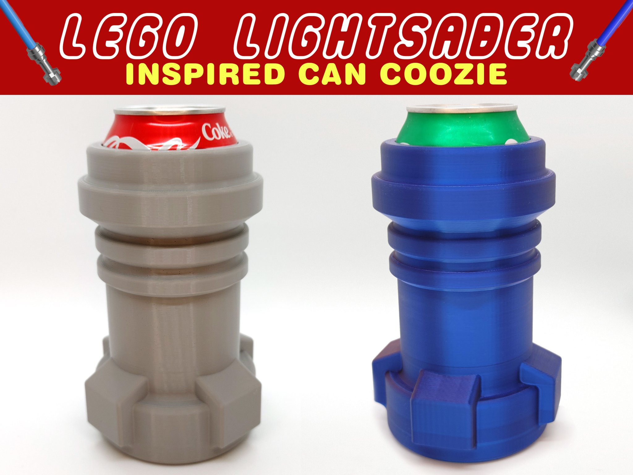 Cốc giữ nhiệt LEGO Lightsaber 12oz cho người hâm mộ Star Wars