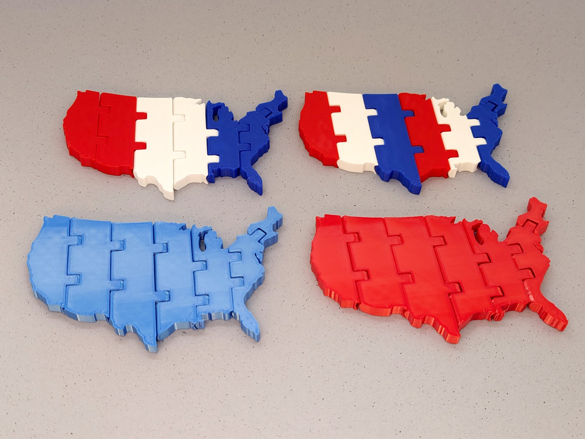 Bản đồ linh hoạt Hoa Kỳ cho trò chơi giải trí