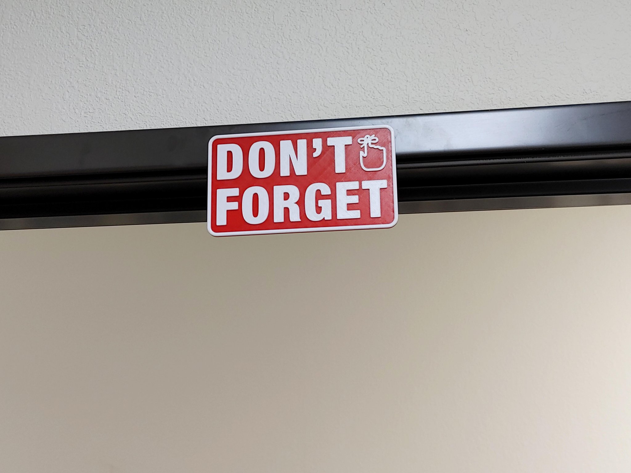 Biển nhắc nhở từ tính "Đừng Quên" treo cửa