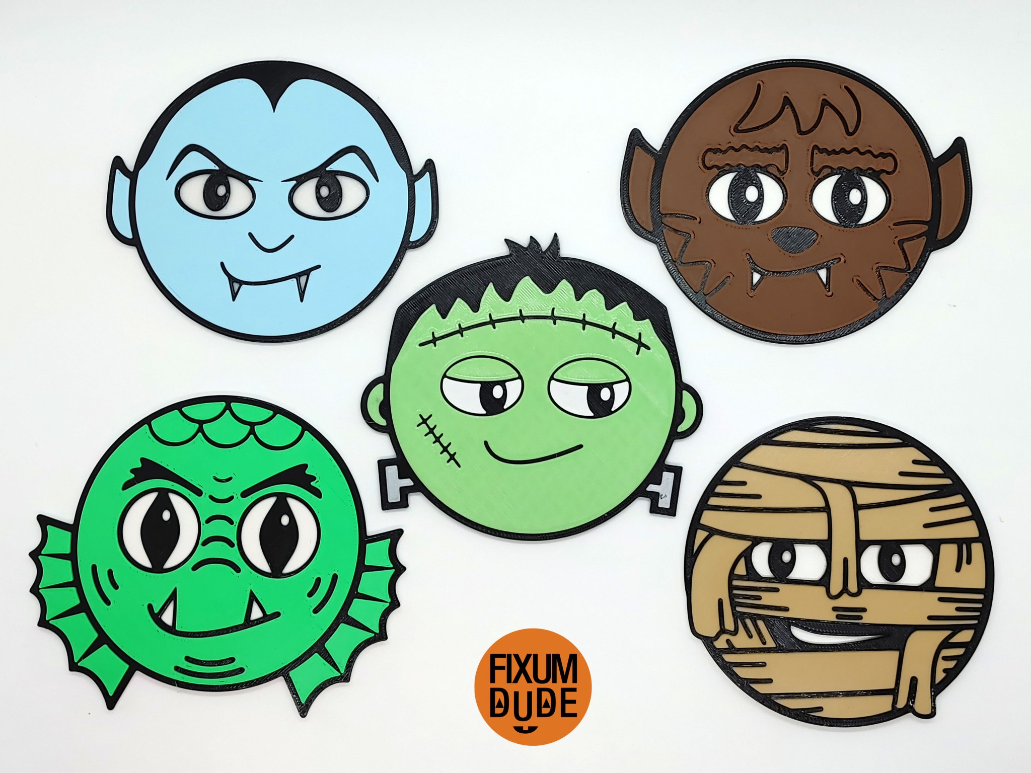 Giá đỡ ly hình người sói dễ thương cho Halloween