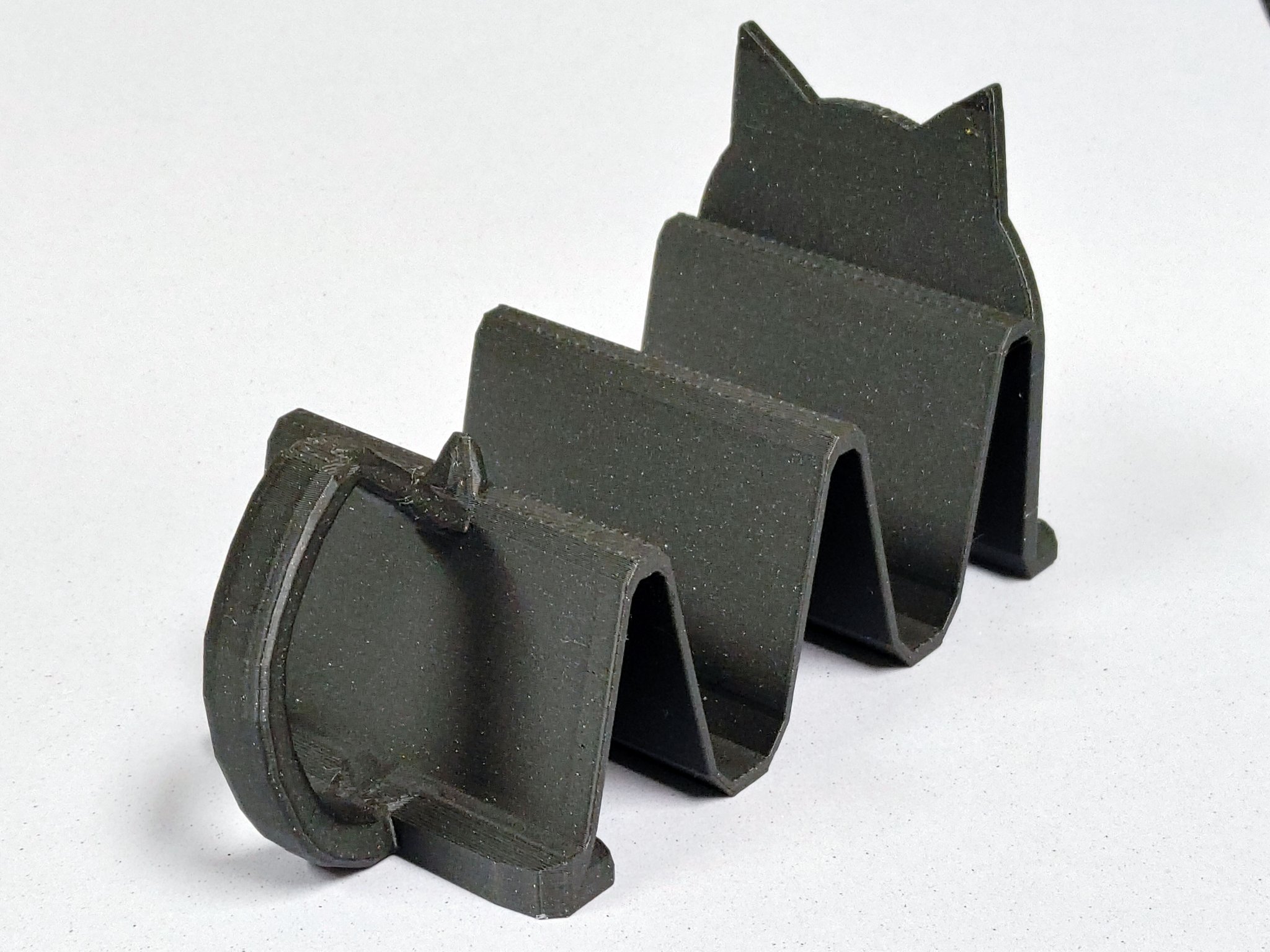 Giá đỡ taco hình mèo với tay cầm tiện lợi