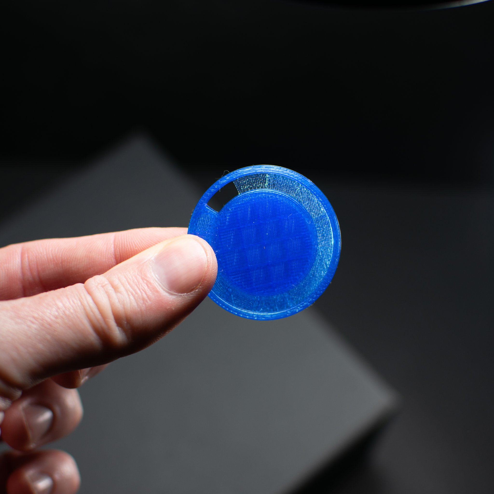 Mẫu đồng xu filament với NFC và độ trong suốt cao