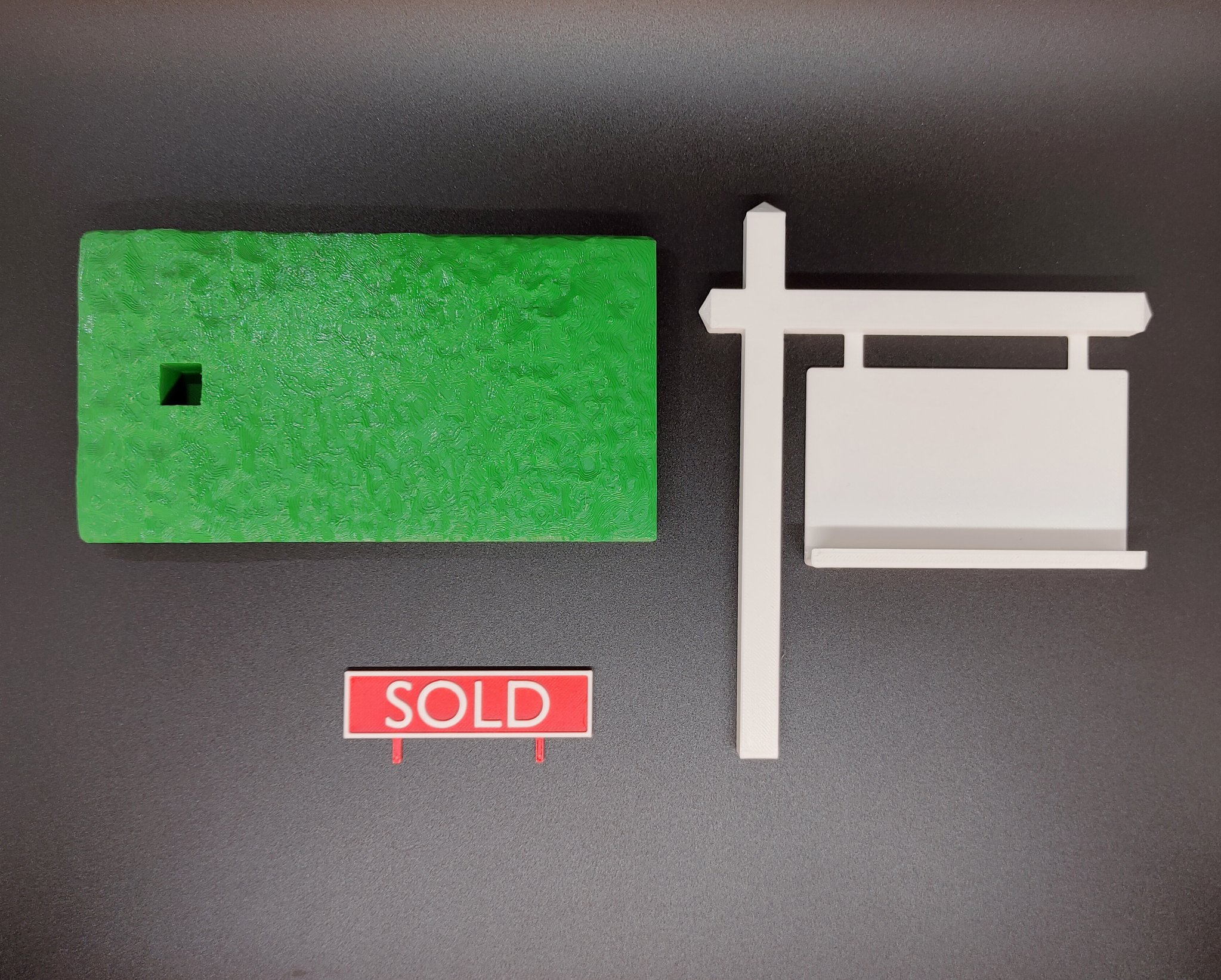 Giá đỡ danh thiếp kiểu biển "Bán" cho đại lý bất động sản