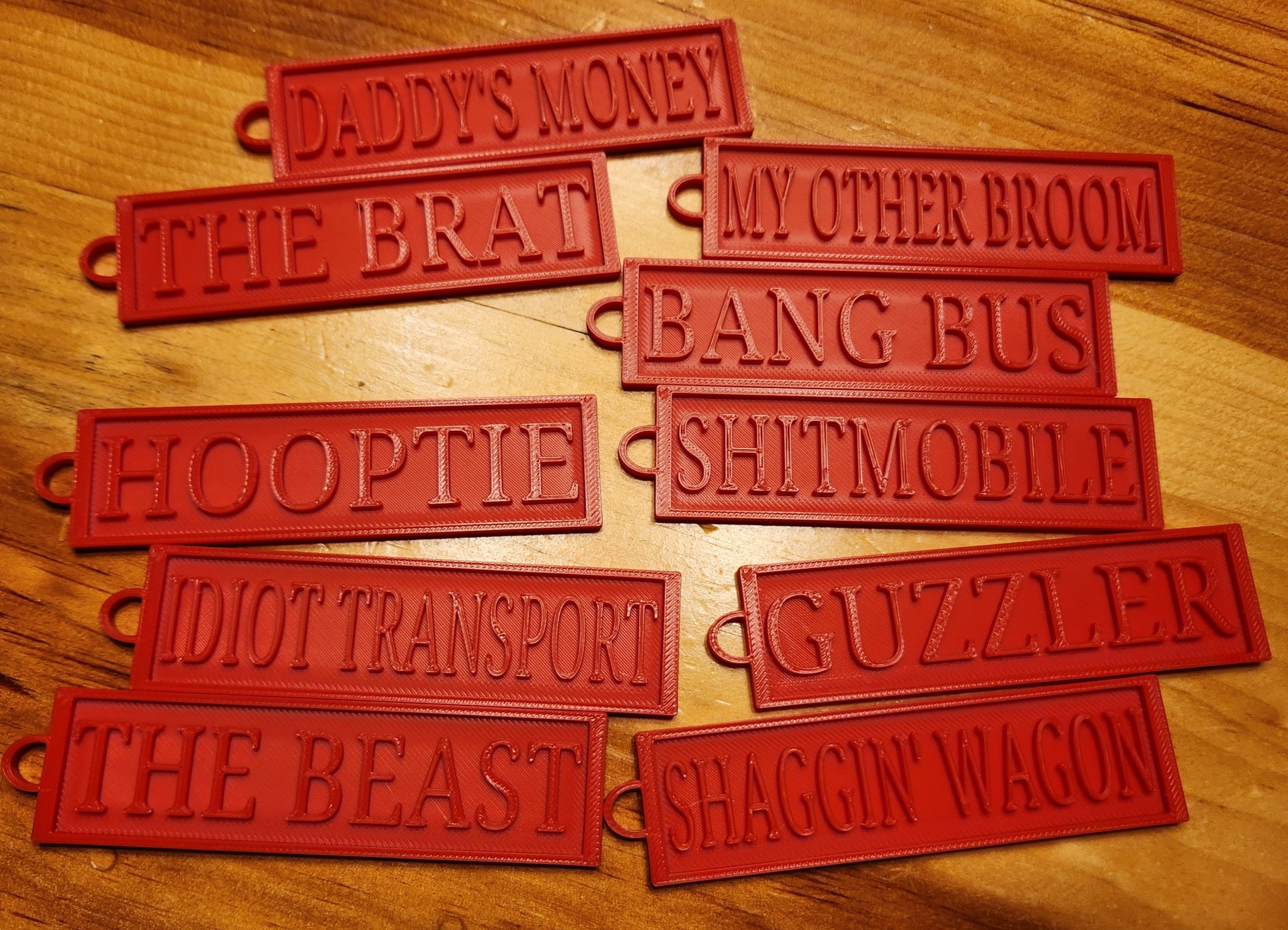 Những nhãn khóa hài hước cho xe hơi của bạn