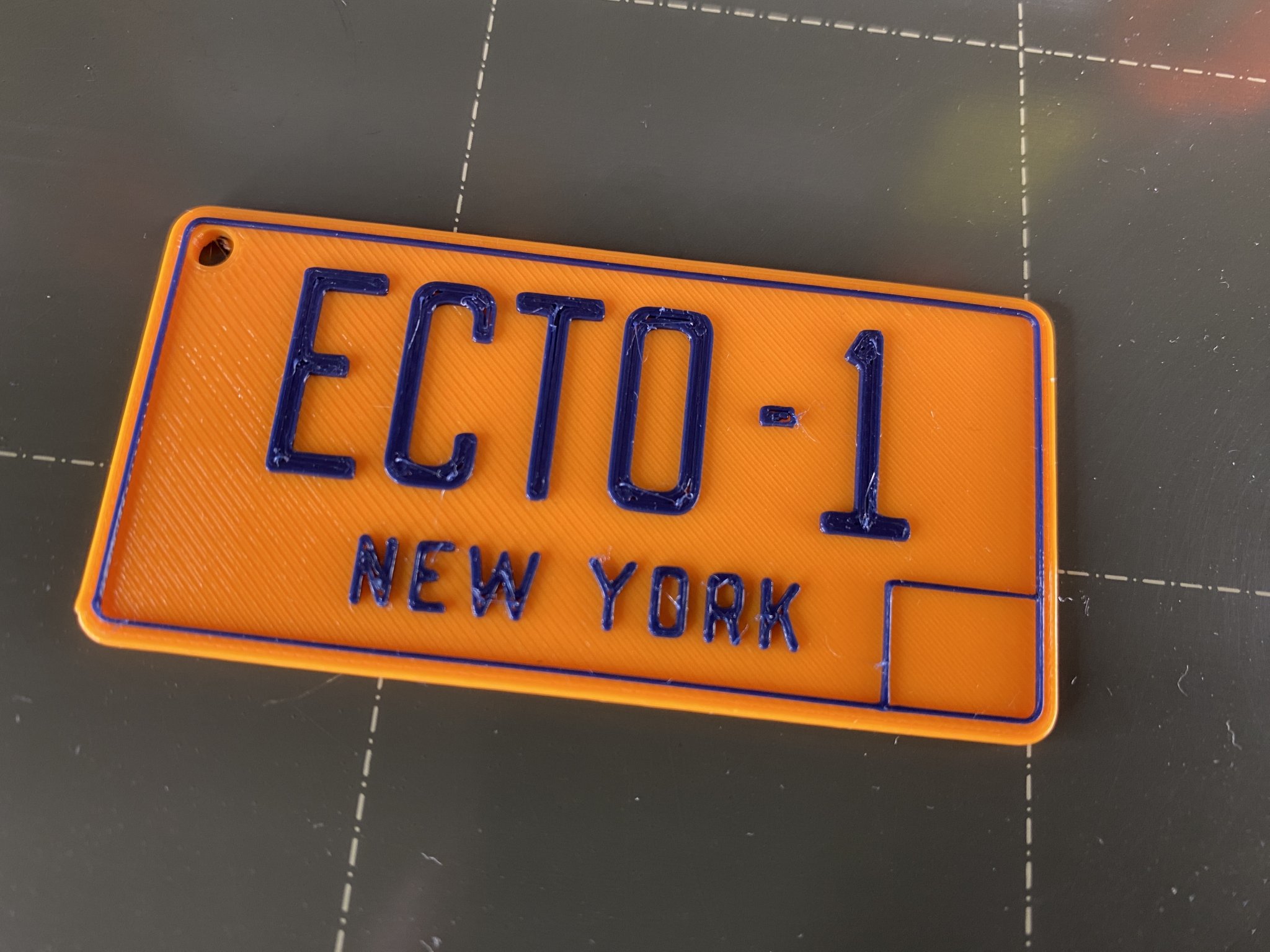 Móc khóa biển số Ecto-1 của Ghostbusters