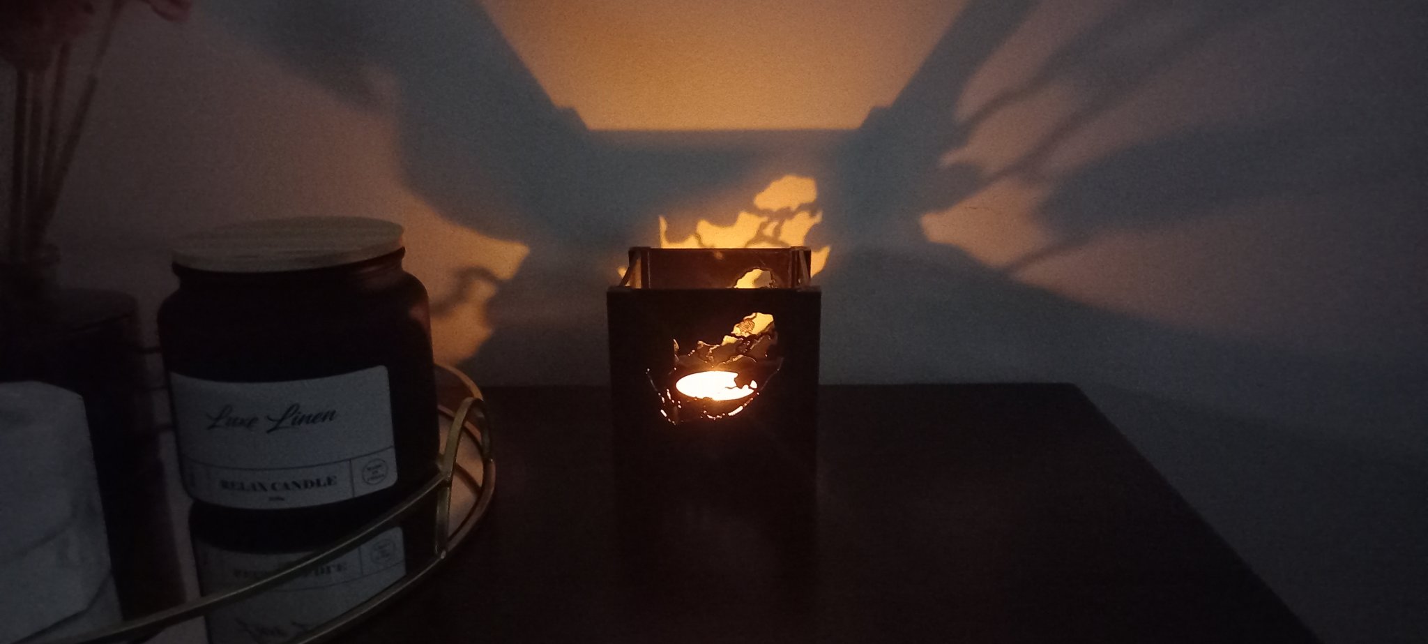 Đế đèn tealight hình bản đồ khu vực Nam Phi