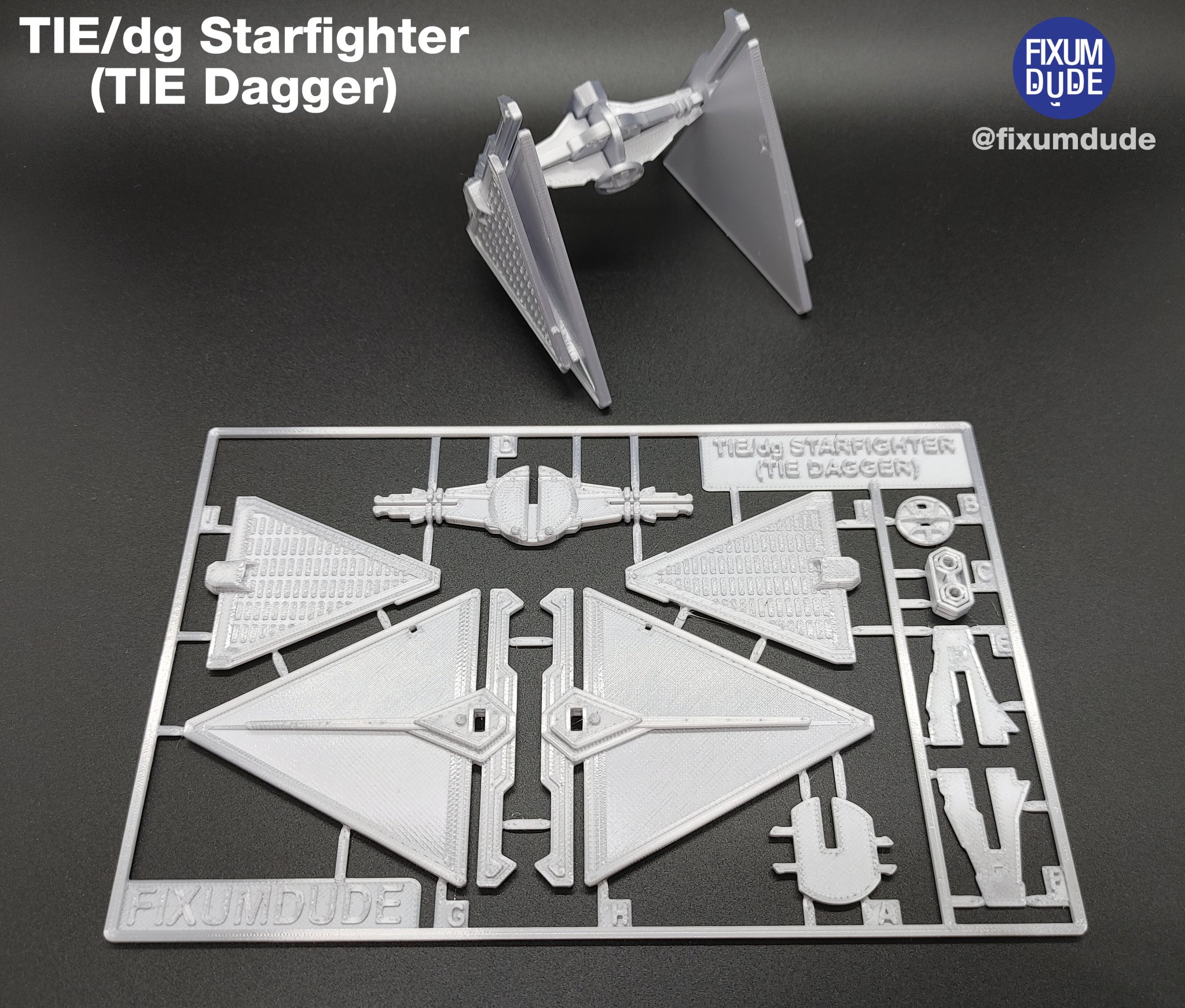 Mô hình TIE Dagger (TIE Starfighter) trong Star Wars: Episode IX