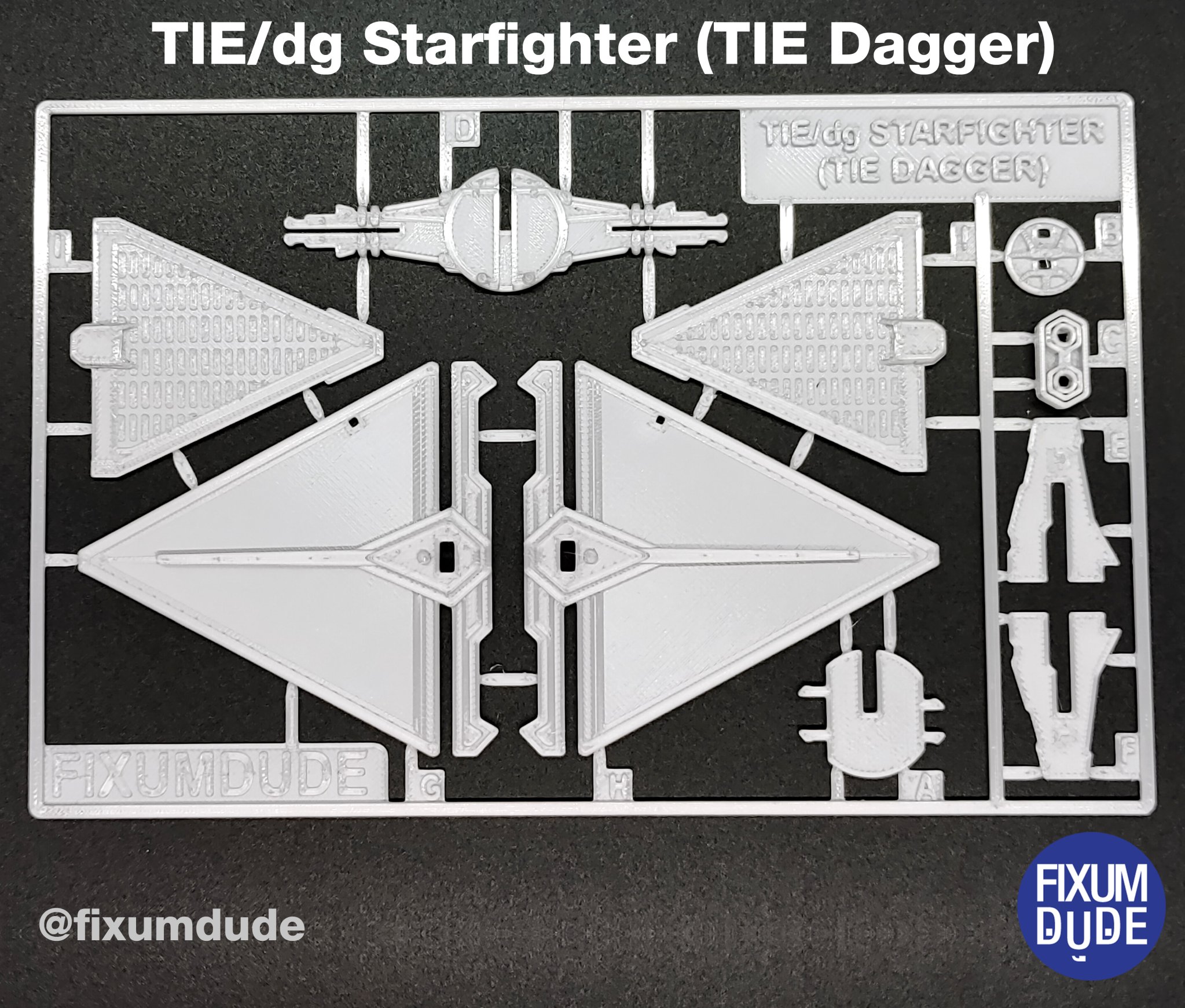 Mô hình TIE Dagger (TIE Starfighter) trong Star Wars: Episode IX