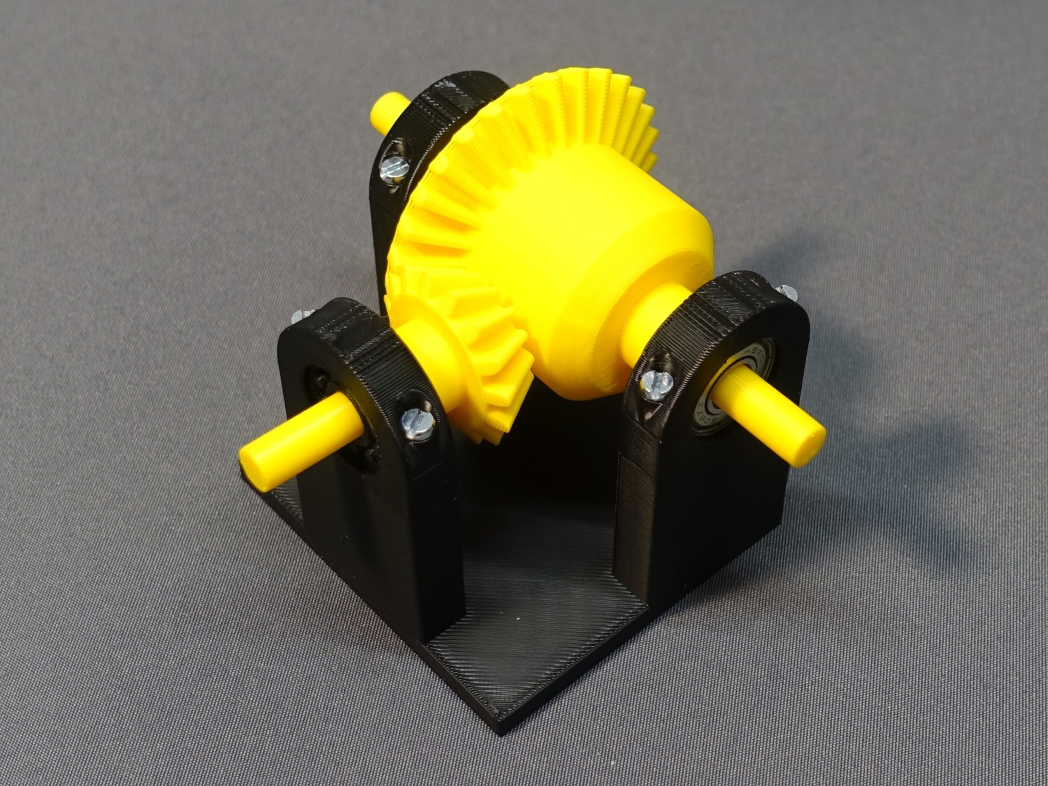 Mô hình hộp số vi sai khóa trong ô tô