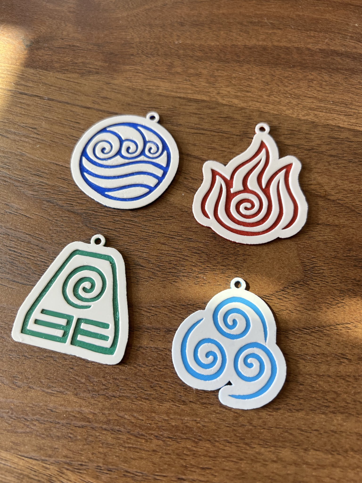 Chìa khóa hình các nguyên tố trong Avatar: The Last Airbender