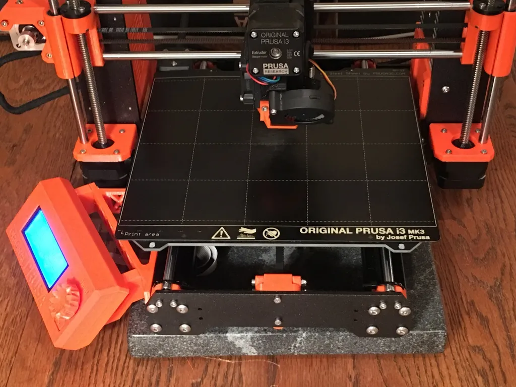 Giá đỡ LCD gắn bên cho máy in 3D Prusa MK3s