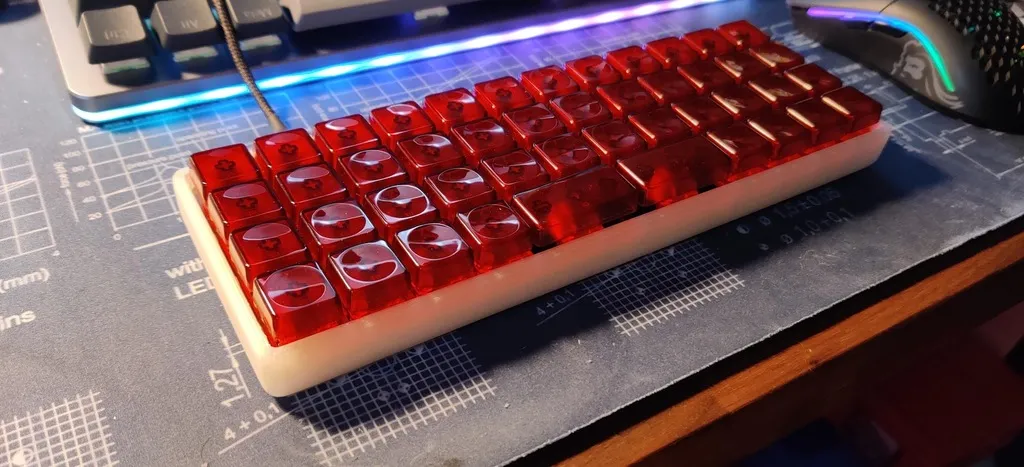 Vỏ máy phím cơ Planck cao cấp cho PCB Rev.6