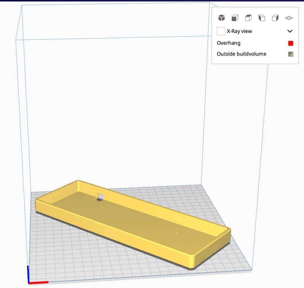 Vỏ máy phím cơ Planck cao cấp cho PCB Rev.6