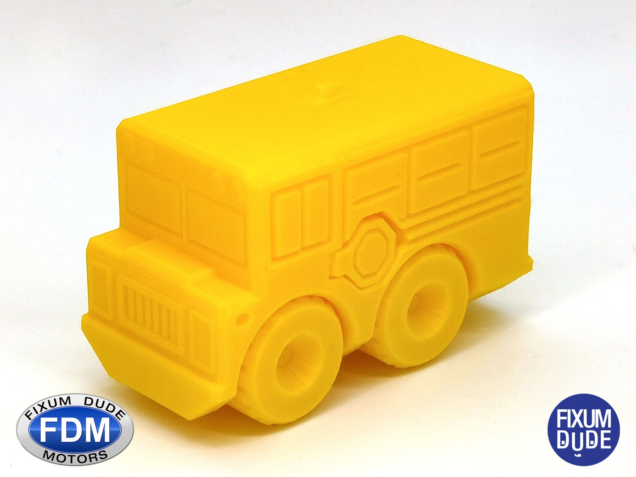 Xe buýt trường học in tại chỗ Fixum Dude Motors