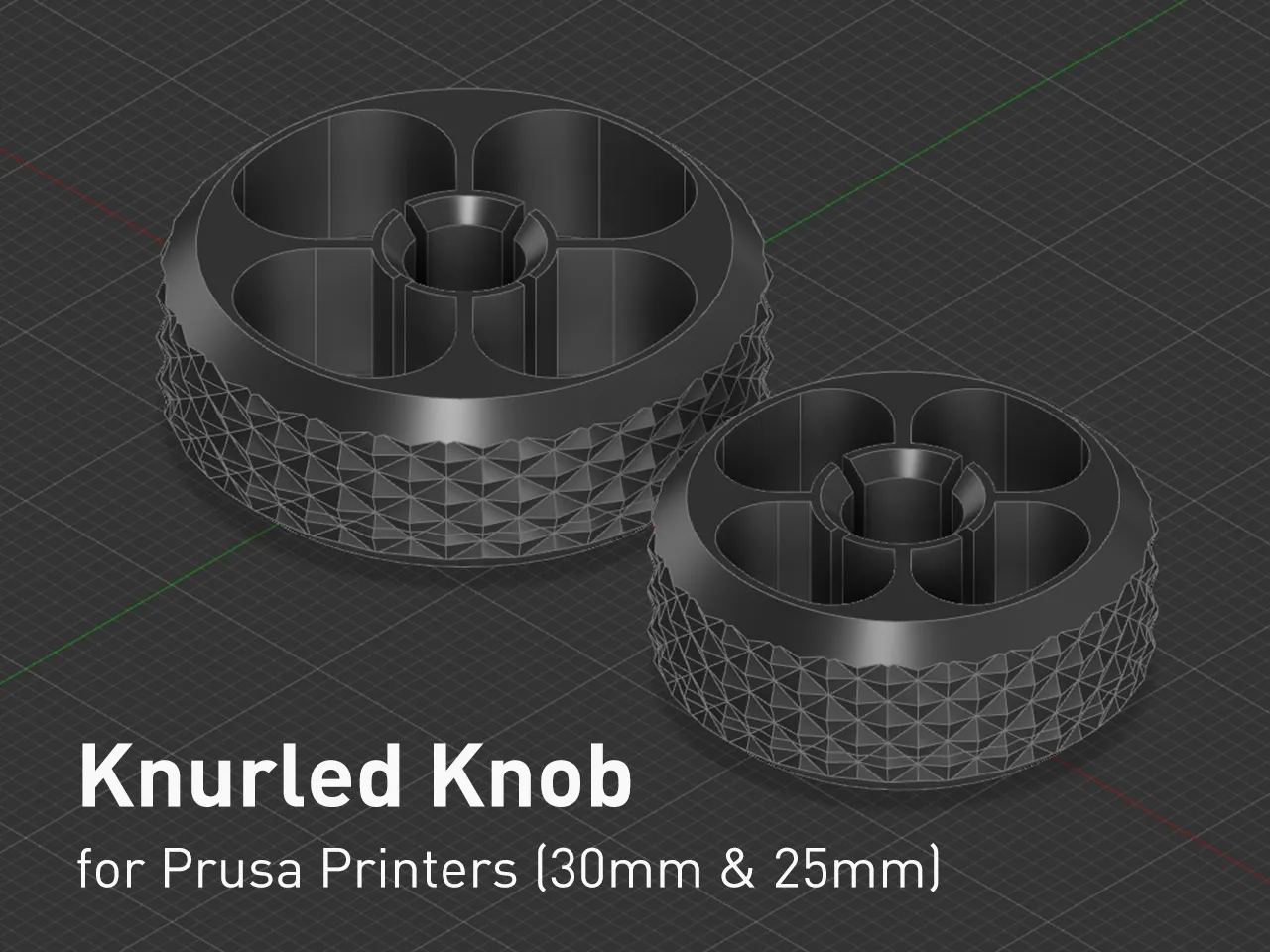 Núm vặn có rãnh cho máy in 3D Ender 3