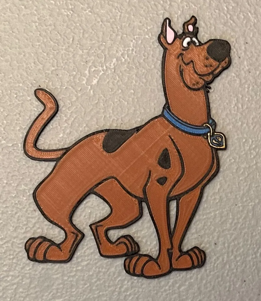 Nam châm Scooby-Doo nhiều màu sắc 6 màu