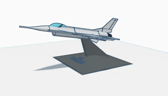 Mô hình máy bay chiến đấu F-16 Falcon ấn tượng