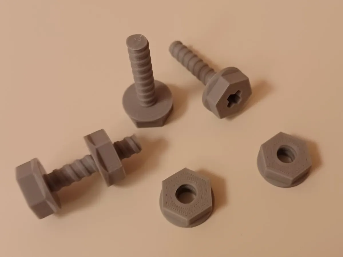 Bộ đồ chơi xây dựng ốc vít và bu lông cho trẻ em