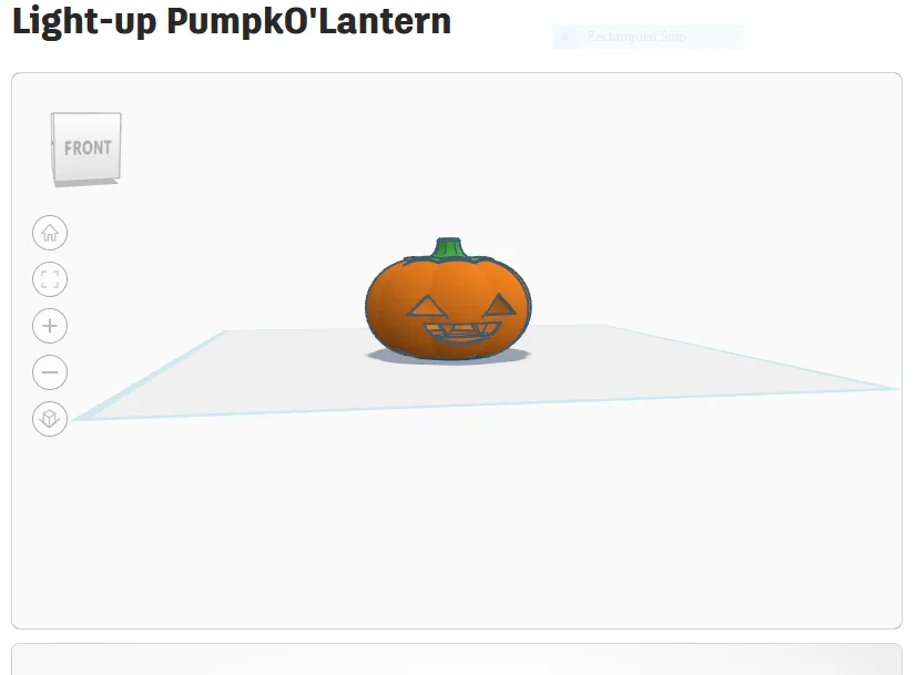 Đèn bí ngô dễ thương có răng nanh