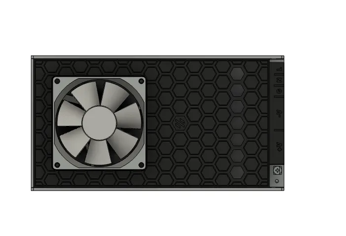 Nắp bảo vệ Meanwell LS350 cho quạt 80mm