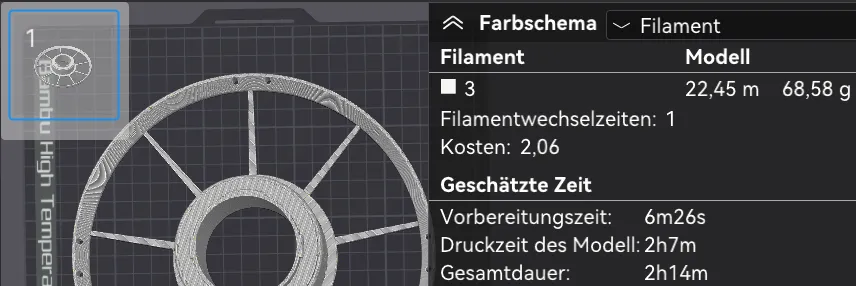 Cuộn rỗng cho máy in 3D Filamentroller và HydraAMS
