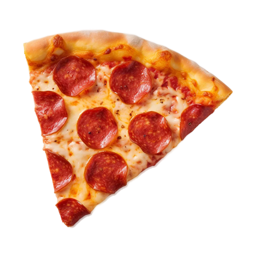 Nhân vật pizza pepperoni sống động từ câu chuyện cổ tích