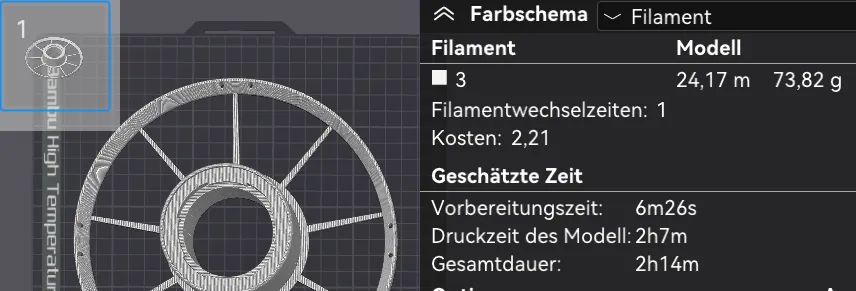 Cuộn rỗng cho máy in 3D Filamentroller và HydraAMS