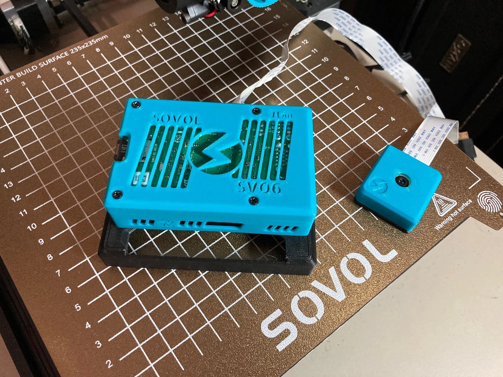 Vỏ máy tính Raspberry Pi 3B/4B tích hợp cho Sovol SV06