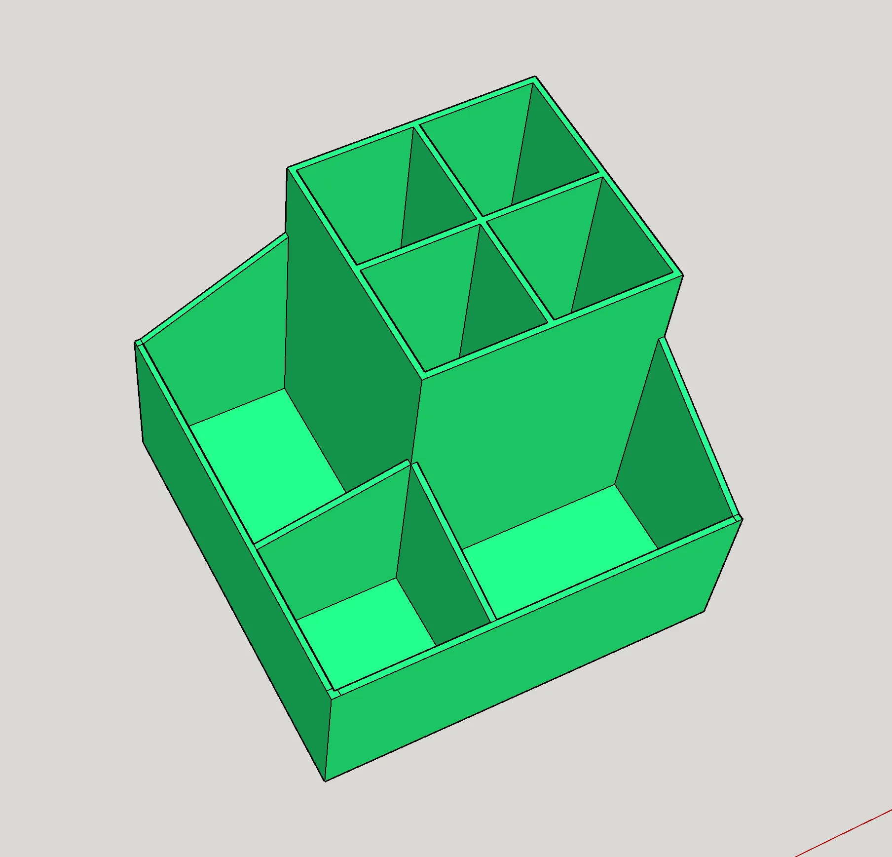 Giá đỡ mỹ phẩm ORGANIZZATORE GT95 với 7 ngăn