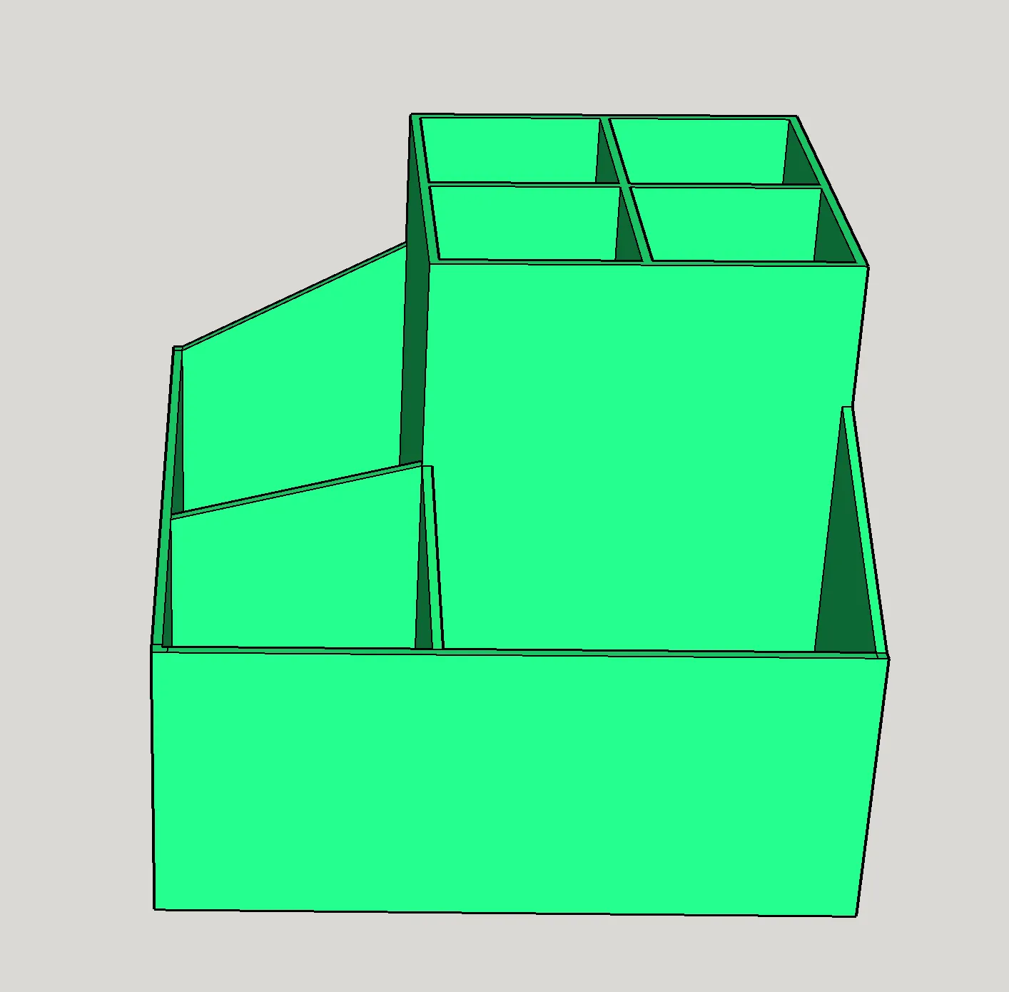Giá đỡ mỹ phẩm ORGANIZZATORE GT95 với 7 ngăn
