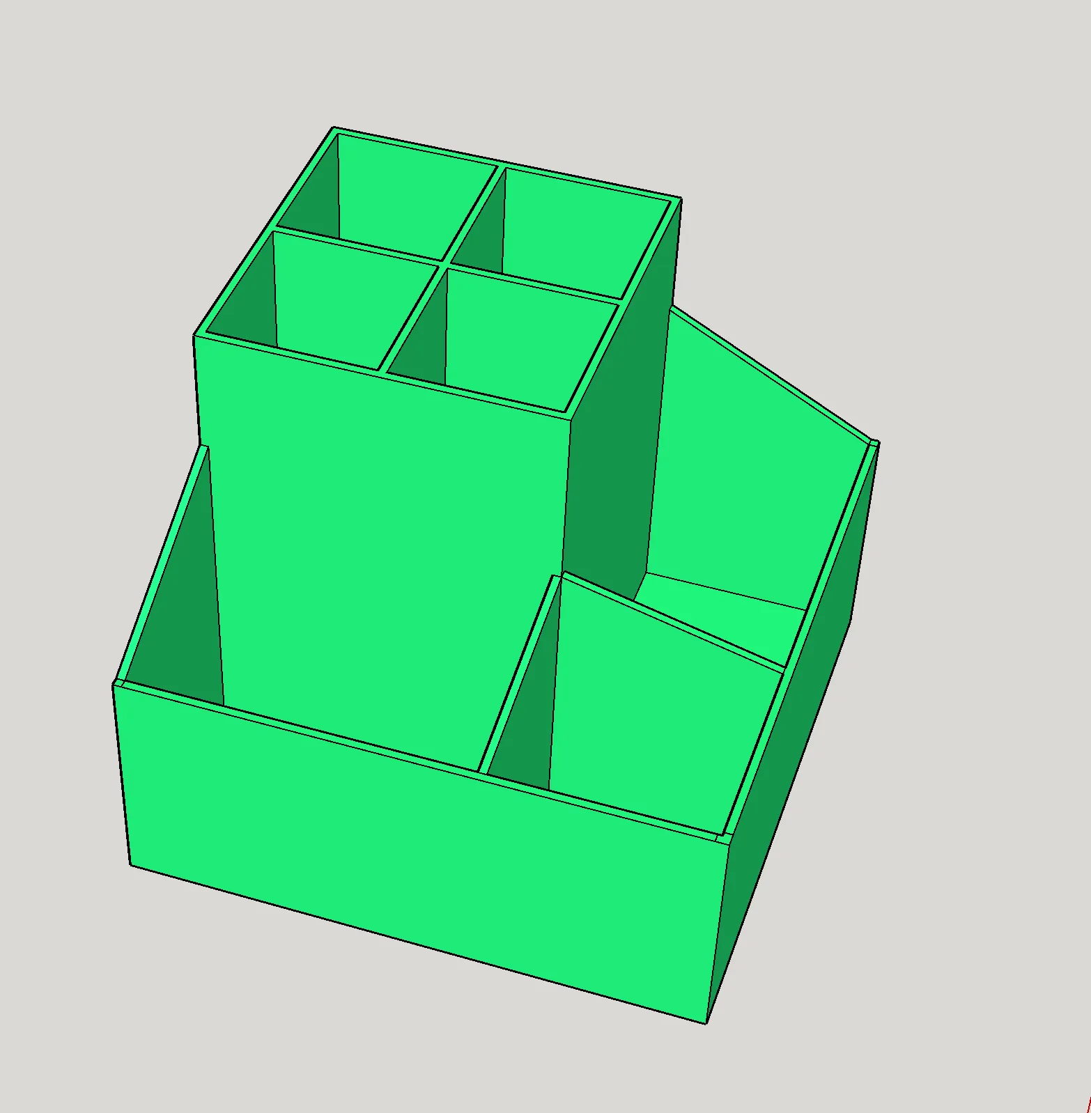 Giá đỡ mỹ phẩm ORGANIZZATORE GT95 với 7 ngăn