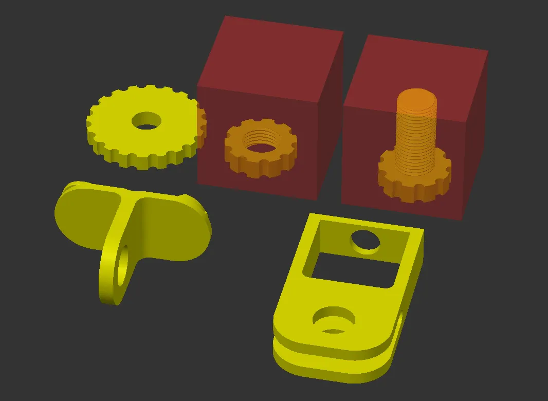 Giá đỡ camera nghiêng cho Qube 500